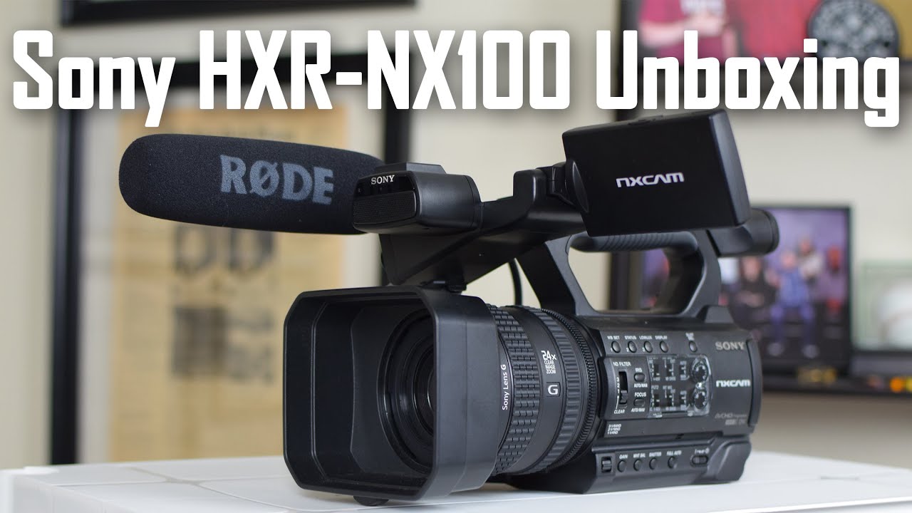 Sony HXR-NX100 Unboxing and Overview - Review coming soon!