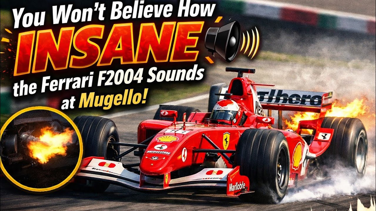 The Greatest Formula 1 Car EVER? Ferrari F2004 at Mugello