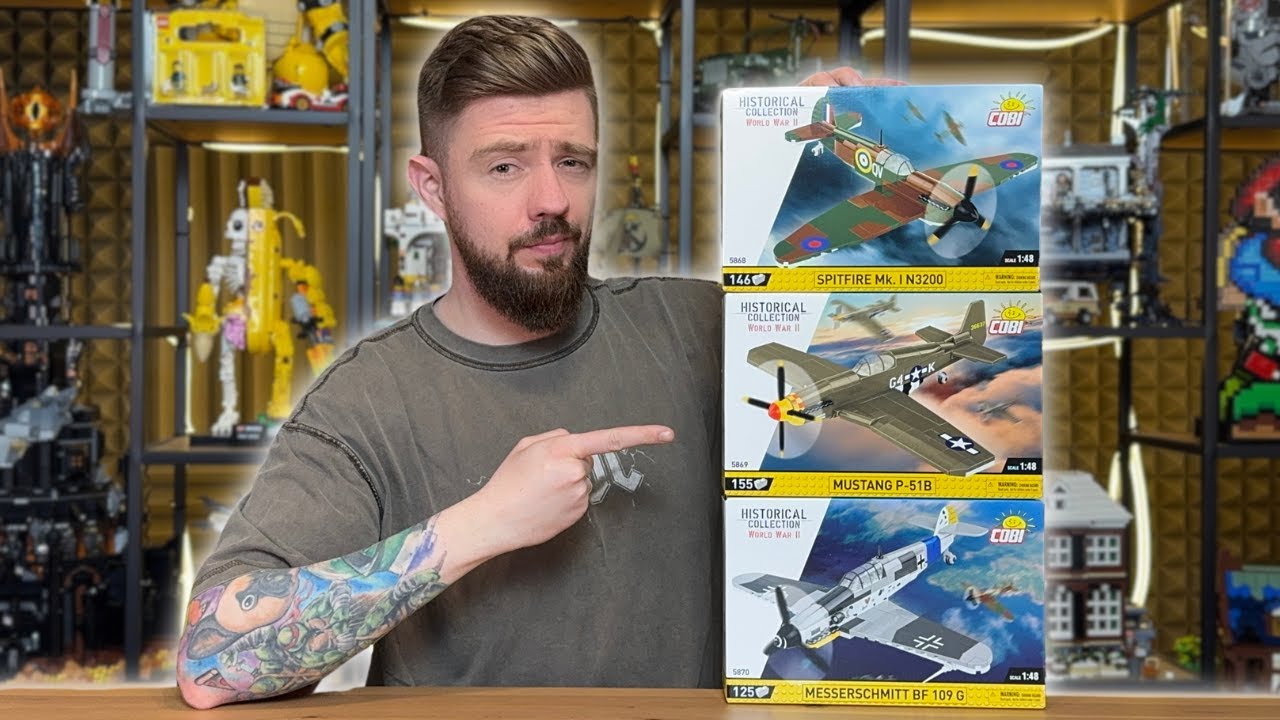 MESSERSCHMITT | MUSTANG | SPITFIRE 💥 MAŁE SAMOLOTY COBI | RECENZJA
