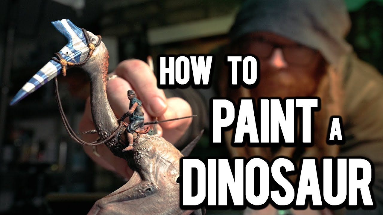 Come dipingere un dinosauro in miniatura