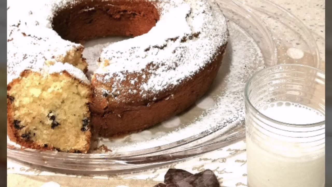 CIAMBELLA STRACCIATELLA ALTA E SOFFICE - CON MASCARPONE E GOCCE DI CIOCCOLATO