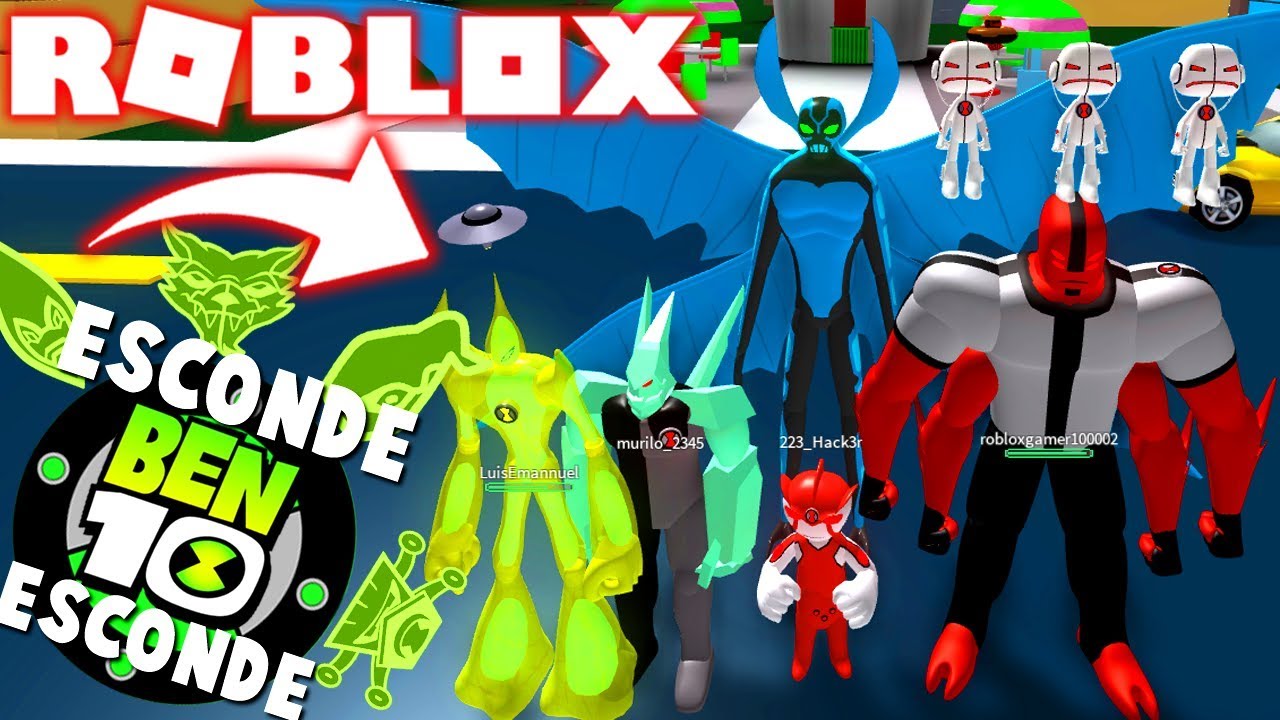 ROBLOX ! - MINIGAME COM GIGANTE E FRIAGEM NO BEN 10 ARRIVAL OF ALIENS !