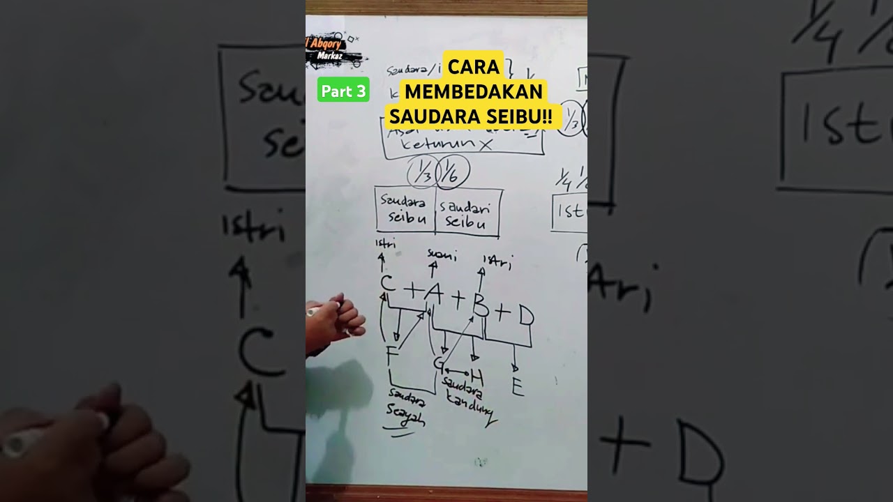 PART 3 || CARA MEMBEDAKAN SAUDARA SEIBU #warisan #harta #bedasaudaraseibu #dauroh #belajar