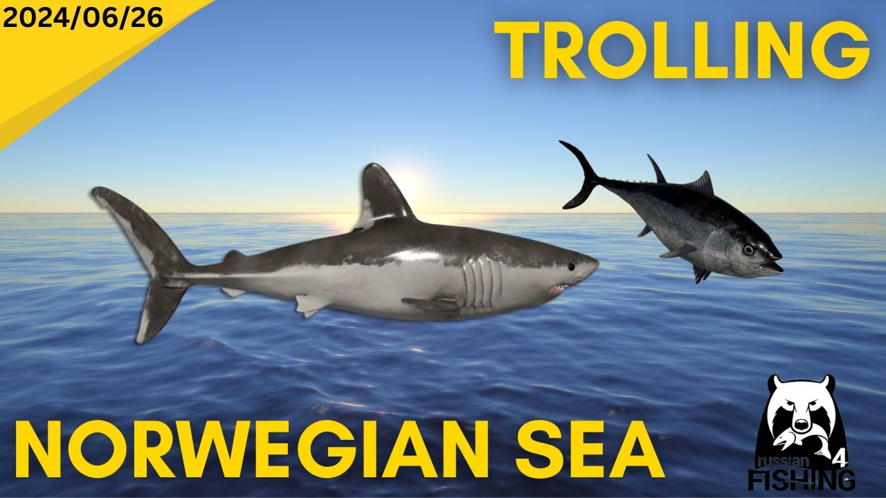 Trolling the Norwegian Sea for Dangerous Predators Russian Fishing 4