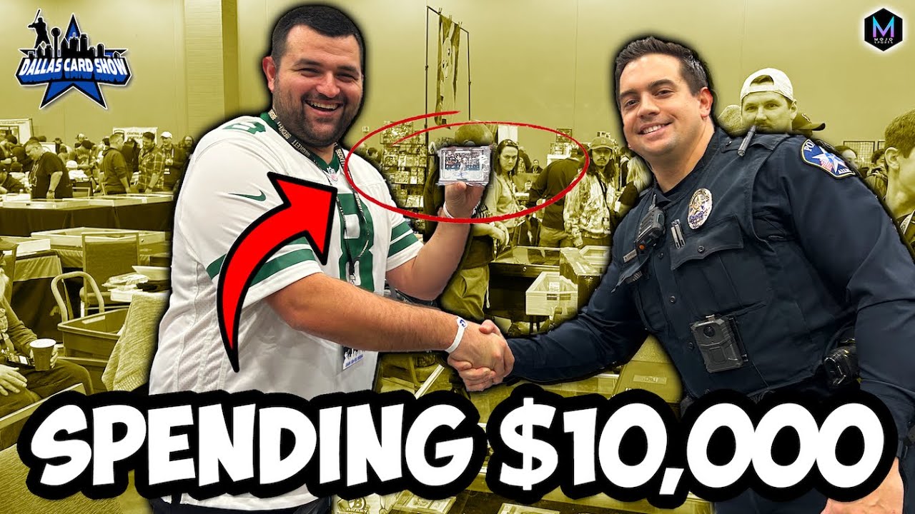 SPENDING $10,000 In 24 HOURS AT DALLAS CARD SHOW  💵