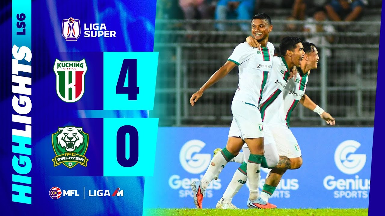 Kuching City FC 4-0 Imigresen FC | Highlights | Liga Super 2025-26 | LS6