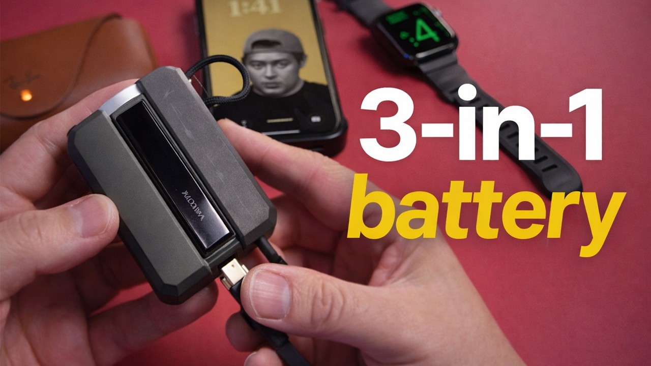 Finally, No More Forgotten Chargers  - VEEKTOMX 30W PD 10,000 mAh Battery