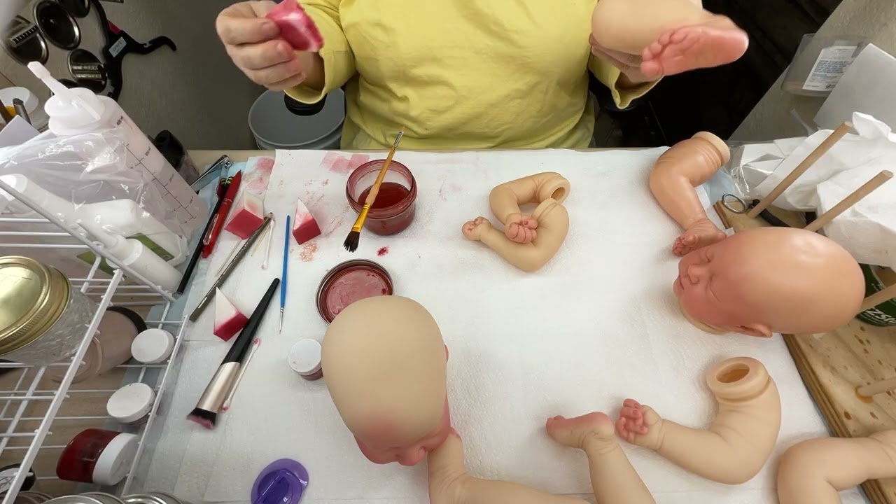 Making reborn Autumn and Mary, pt. 3