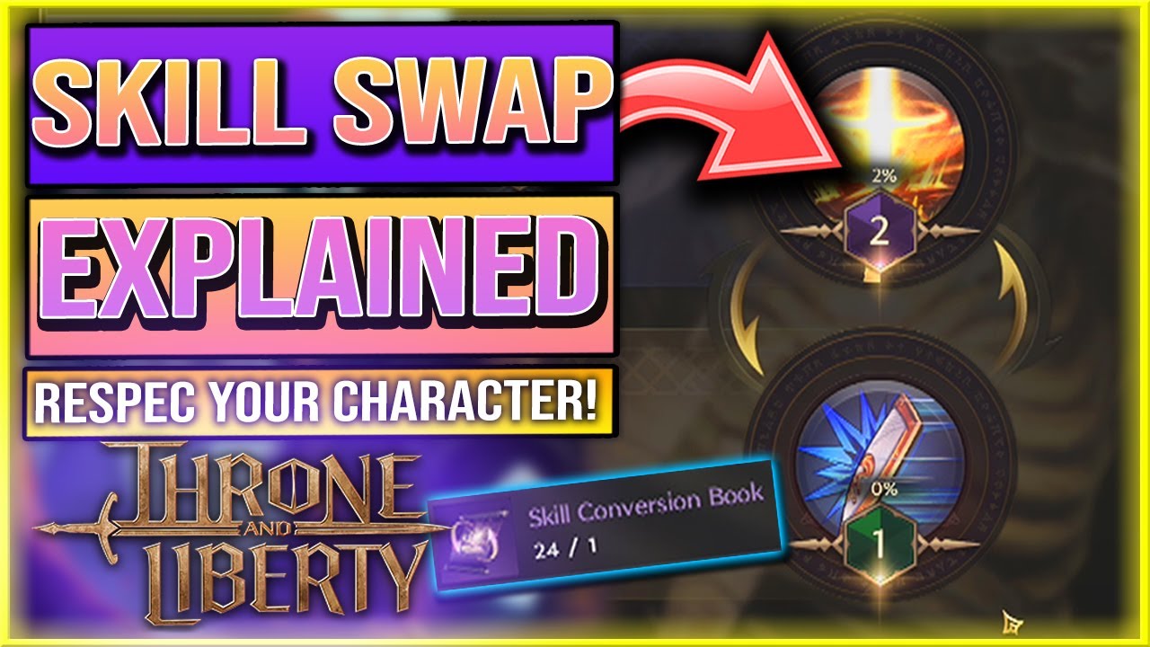 КАК ИСПОЛЬЗОВАТЬ КНИГИ ПРЕОБРАЗОВАНИЯ НАВЫКОВ В Throne And Liberty — Измените свою сборку Throne ...
