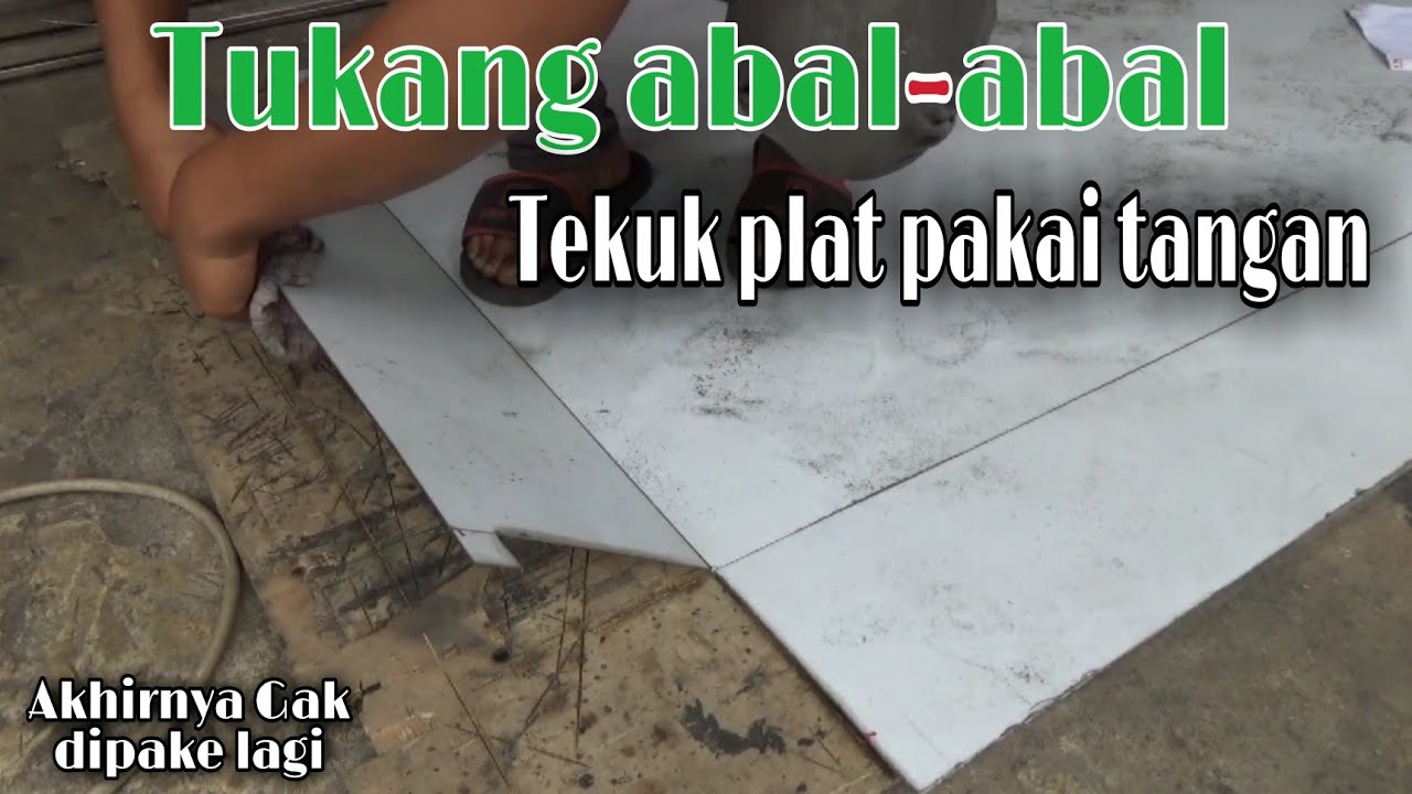 Meja Mandi Mayat || tekukin Plat Manual