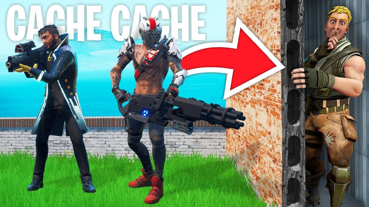 MEILLEURE CACHETTE DANS UN MUR ! (cache cache fortnite)