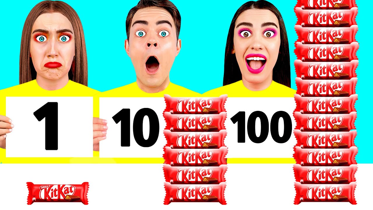 100 Layers of Food Challenge | Funny Food Challenges by RaPaPa Best