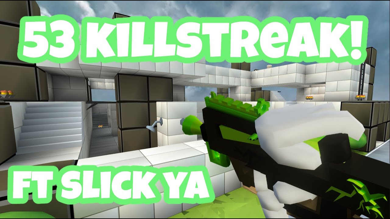 53 FFA P90 STREAK! Super Smooth Gameplay! ft. slick ya | Shell Shockers