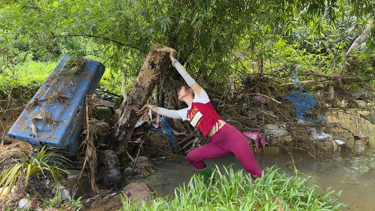 Starting and repairing a tractor that was swept away by flood 18 years ago - can I get it back?