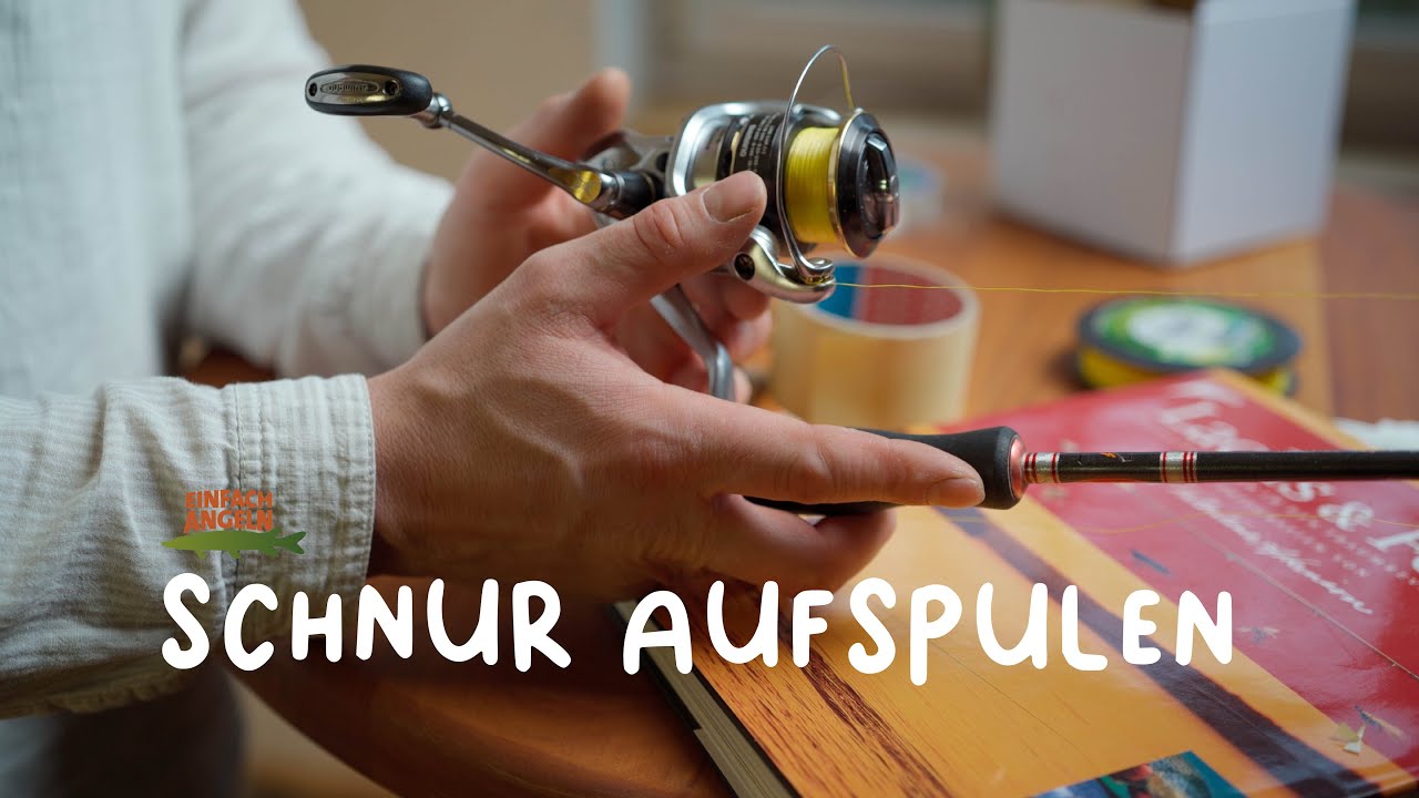 Angelschnur Aufspulen XXL | Sauber und schnell | Fisch und Grips