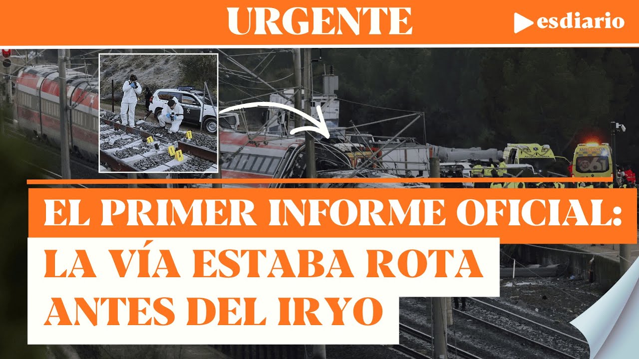#URGENTE Óscar Puente, contra las cuerdas: el primer informe oficial confirma que la vía estaba rota
