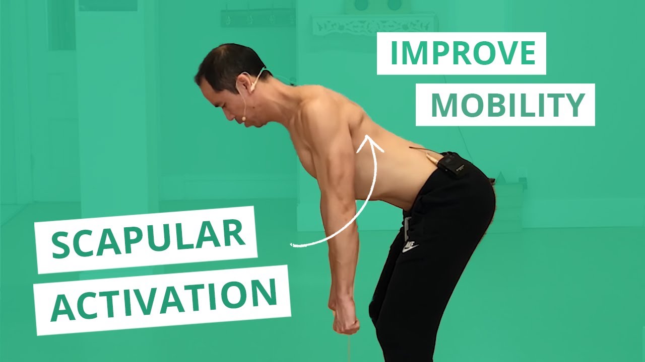 Трехсторонние круговые движения лопаткой (упражнения на активацию и подвижность лопаточных мышц)