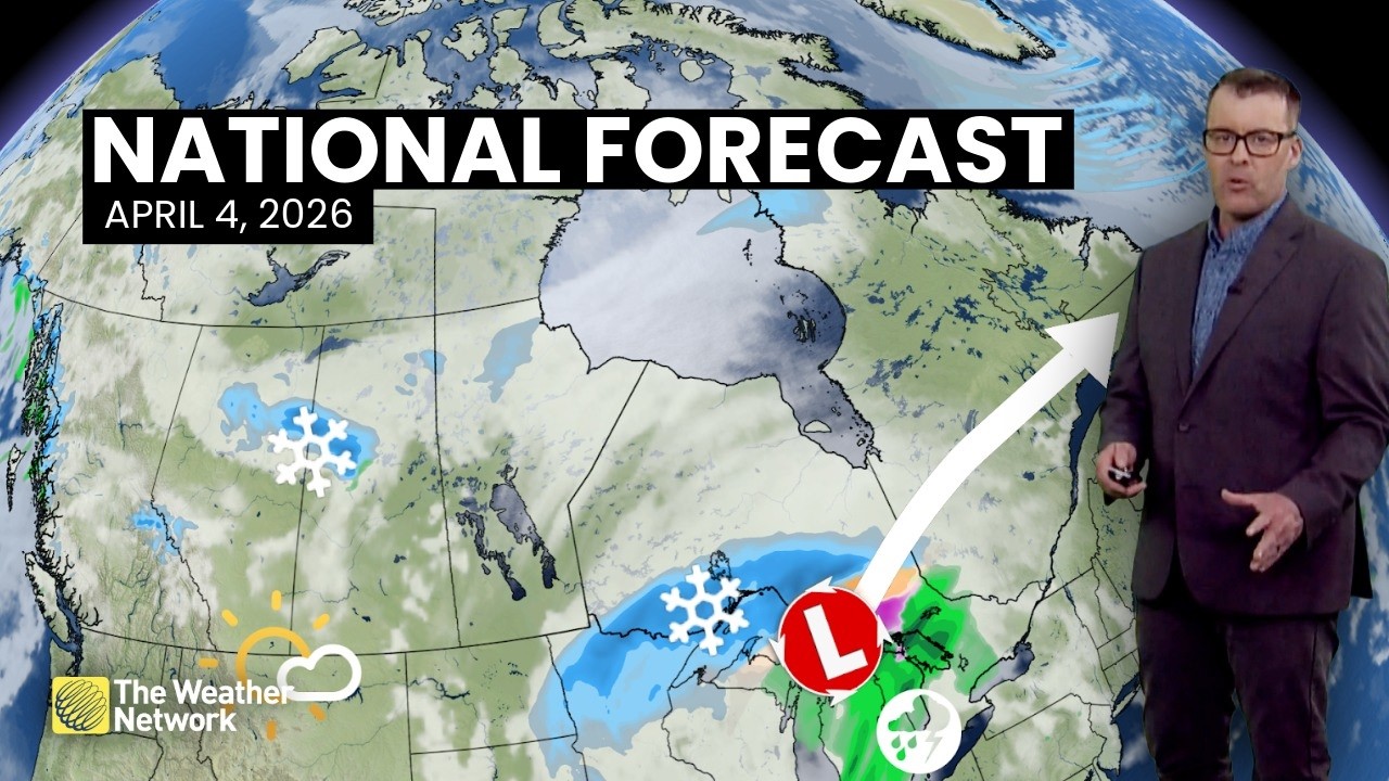 Canada's National Forecast - April 4, 2026 | #weatheram