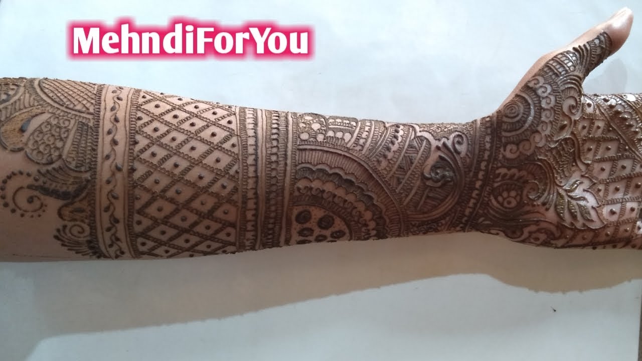 NEW BRIDAL MEHNDI DESIGN FOR FUL HANDS || FRONT HAND BRIDAL