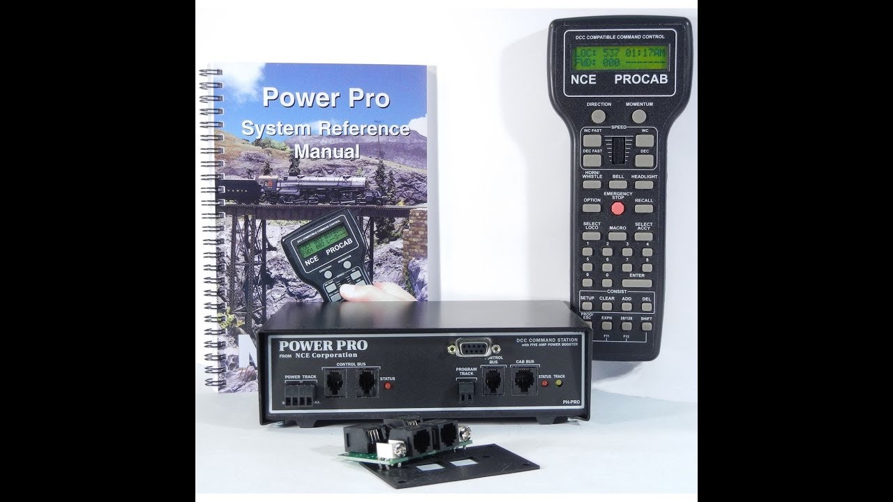 NCE Power Pro-R overview and basic setup