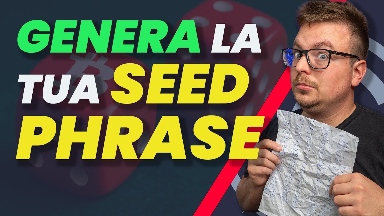 Il Metodo più SICURO per GENERARE la Tua SEED PHRASE (lancio dei dadi)