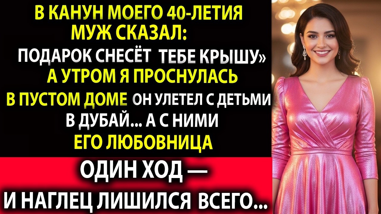 Муж увёз детей в Дубай прямо на моё 40-летие… А через неделю потерял всё