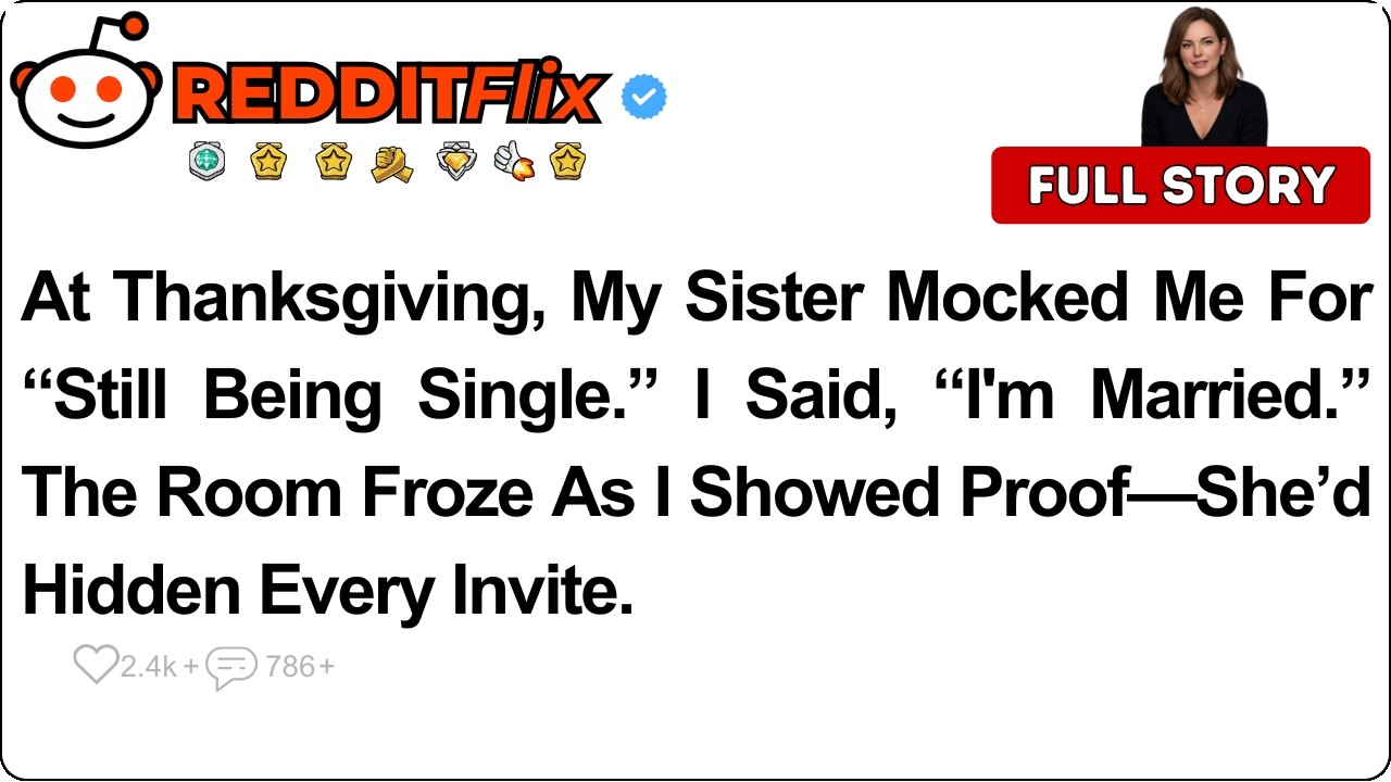 At Thanksgiving, My Sister Mocked Me For “Still Being Single.” I Said... | Reddit Stories