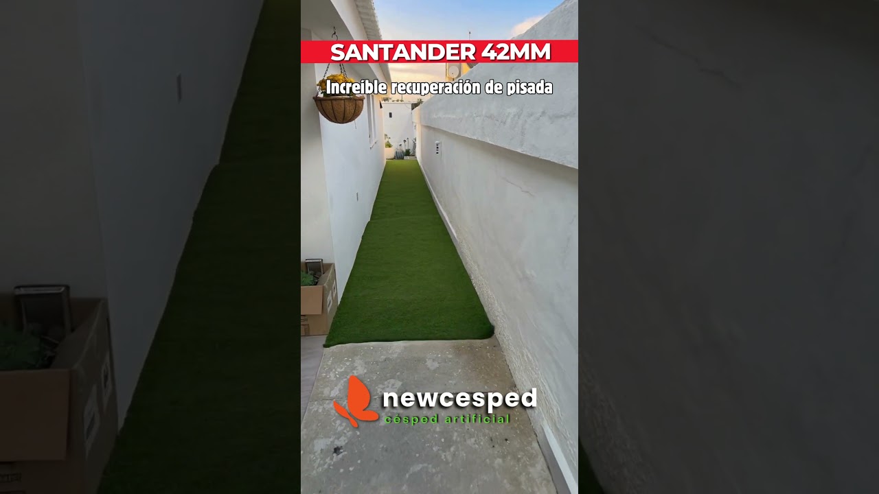 Antes y Despues con C&eacute;sped Artificial 42mm