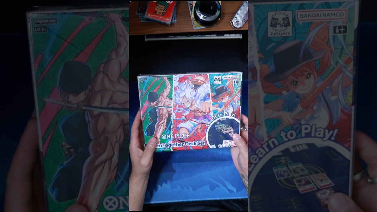 Открываем набор &laquo;Учимся вместе&raquo;! #optcg #onepiece