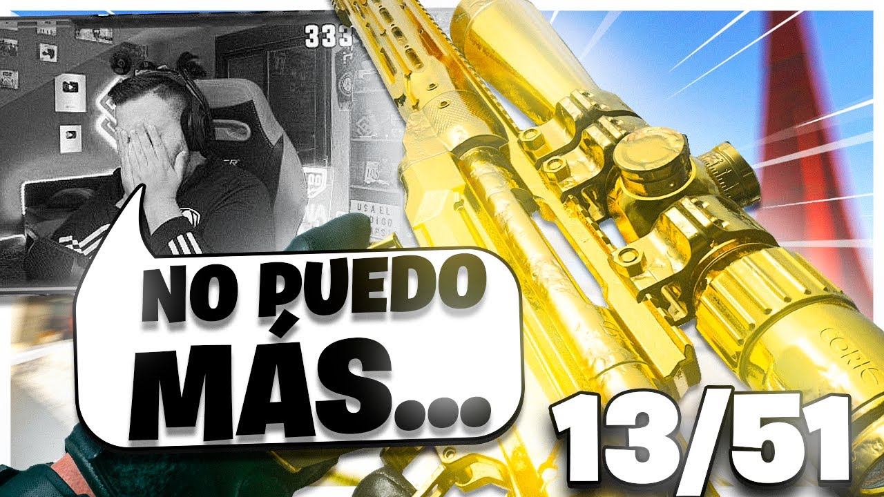me desespero sacando el SPX de ORO en MODERN WARFARE 2