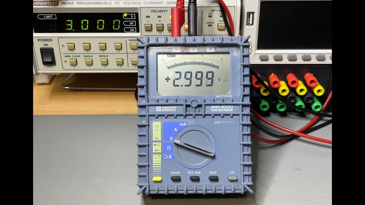 TA-0393: Chauvin Arnoux MAX 3000 Multimeter - Teardown Restore