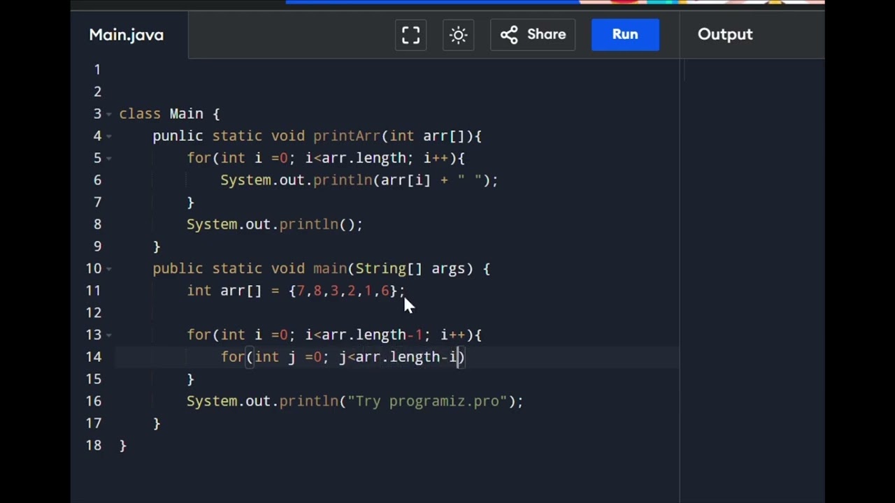 How to do sorting in java. #javalanguage #coding #sorting #programming #suscribe 