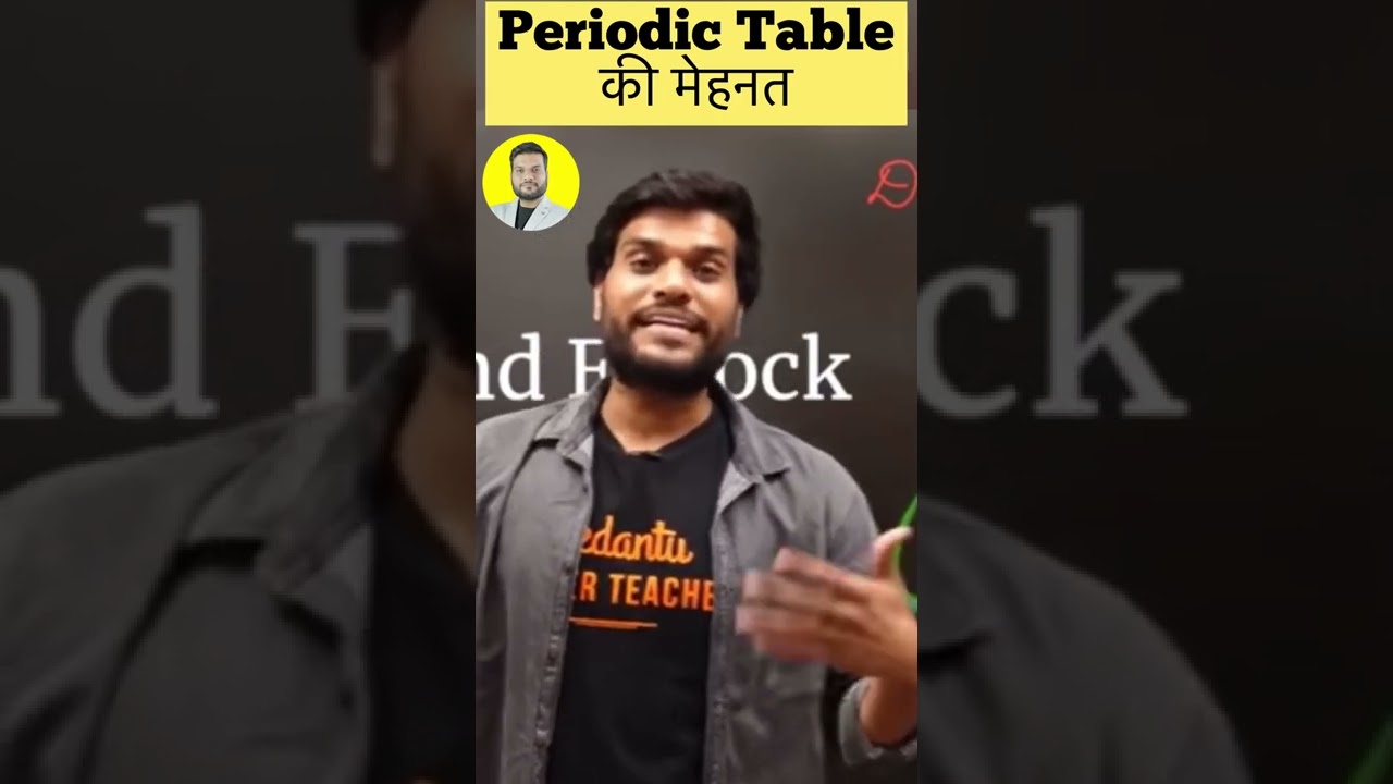 Roasting periodic table for neet  by Arvind Arora sir