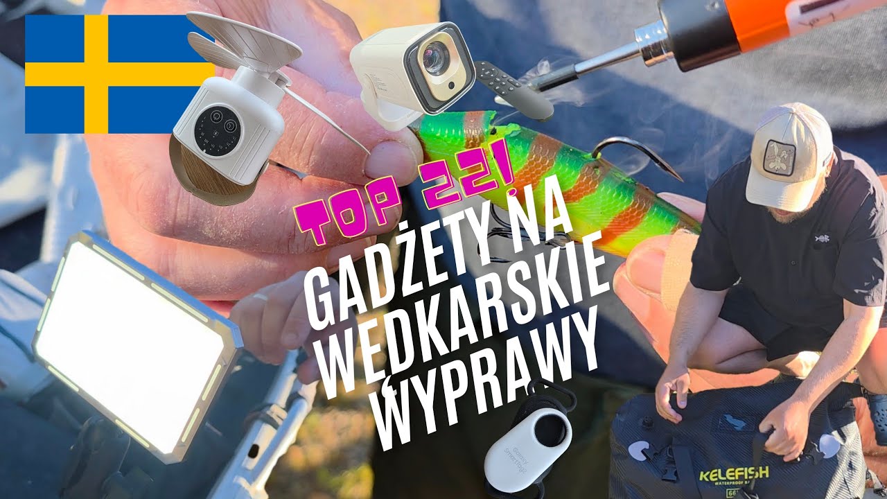 Top22 Gadżetów na wyprawy wędkarskie do Szwecji. Pierdoły i nie tylko. Sandacz i Szczupak lubią to 😀