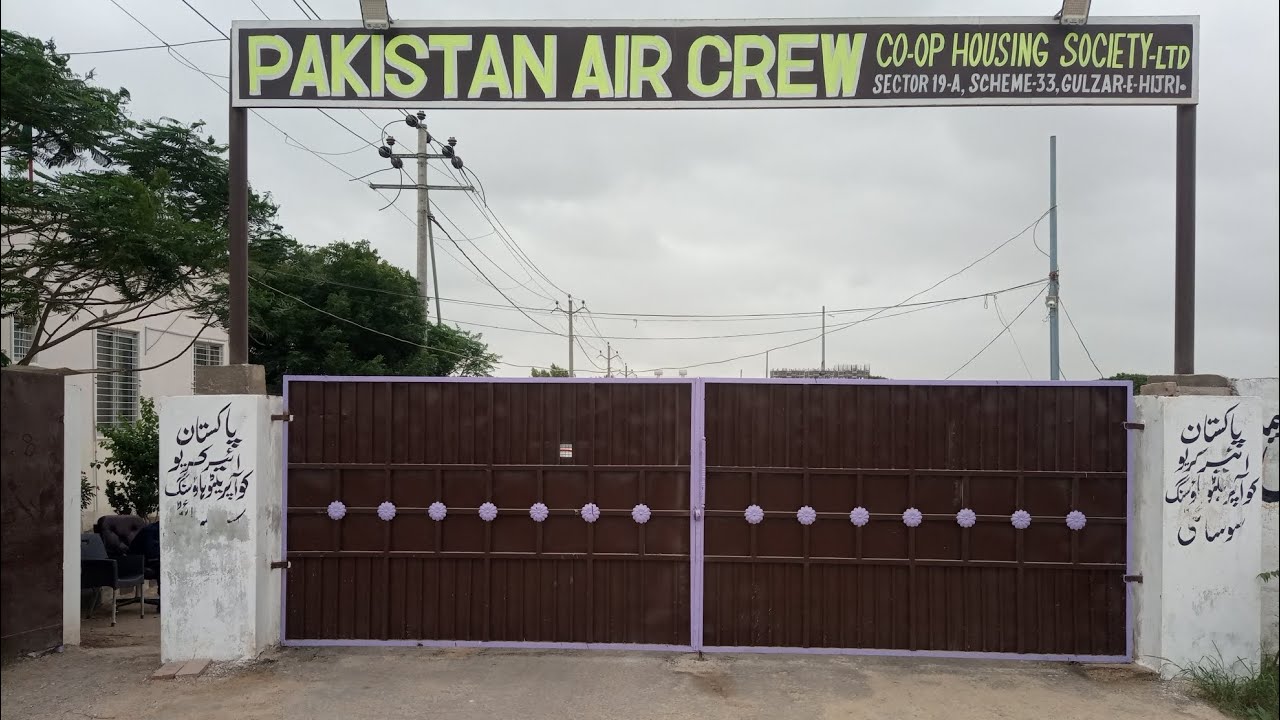Pakistan Air Crew CHS Sector 19A Scheme 33 Gulzare Hijri. (Only 600 Sq yards Society).