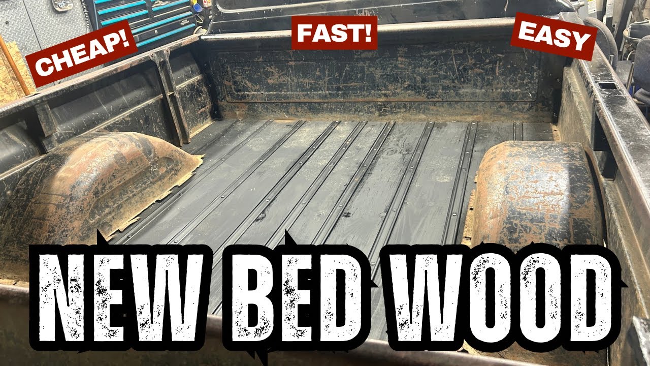 Classic Truck Bed Wood doesn’t have to be $$$$$!  See how far $100 gets you!  Looks better than new!