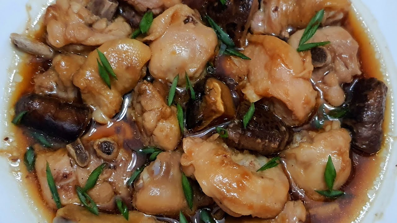 Steamed Chicken With Mushroom