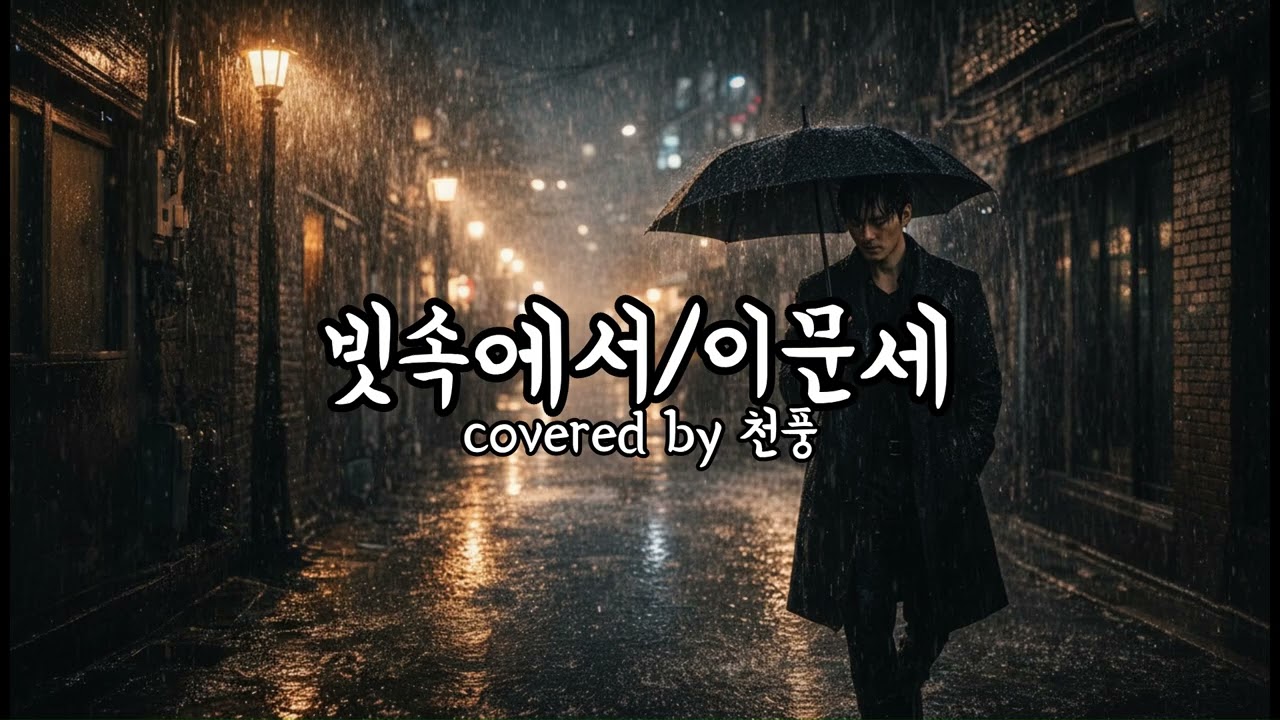 빗속에서/이문세(커버원본/가사포함)
