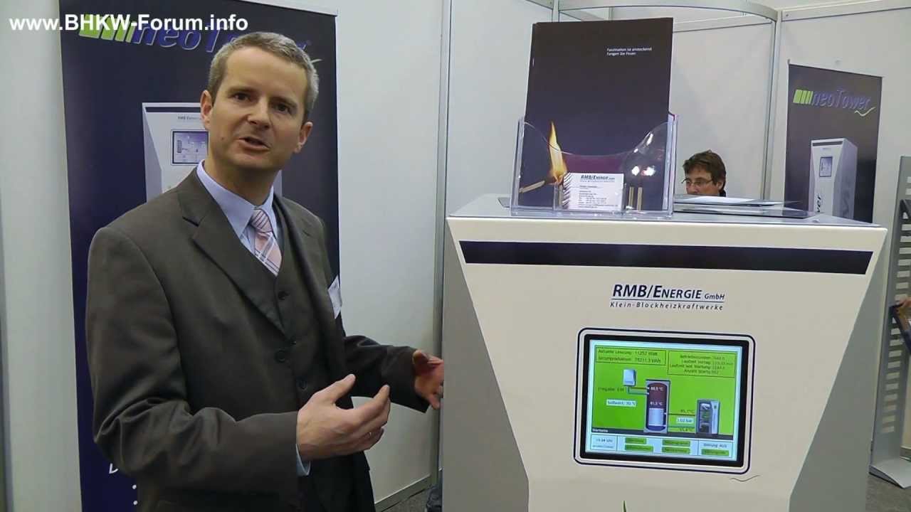 Das neoTower Mikro-BHKW von RMB/Energie [SHK Essen 2012]