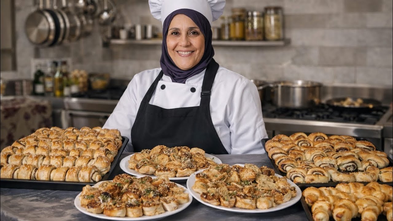 حلويات رمضان غير أي حد كعب الغزال احلي من المخبز وجلاش بالكنافه 😍|معجنات باللحمه المفرومه هتكسر دنيا