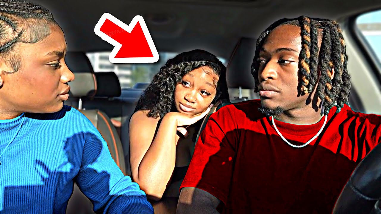 PICKING UP MY BEST FRIEND WITH ANOTHER GIRL IN THE CAR 😏 *BAD IDEA*