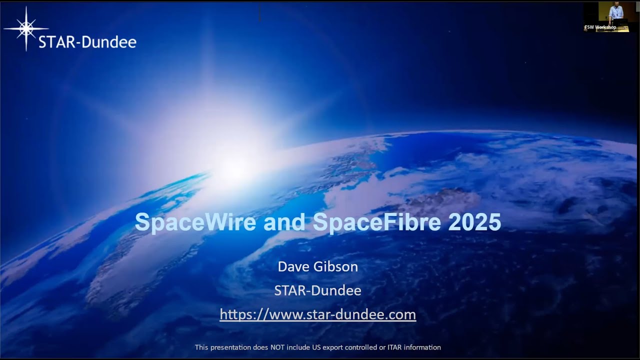 SpaceWire and SpaceFibre 2025