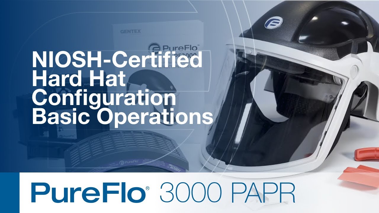 PureFlo 3000 PAPR | NIOSH-Certified Hard Hat Configuration Basic Operations
