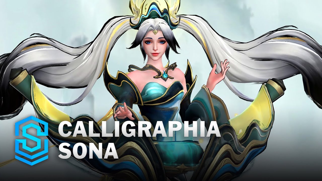 Calligraphia Sona Wild Rift Skin Spotlight