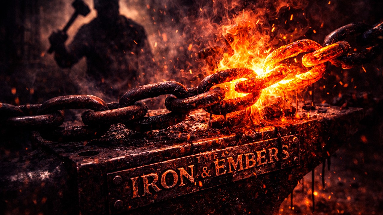 IRON & EMBERS – Heavy Prison Stomp | Dark Noir Blues & Raw Slide Guitar 🎸⛓️🔥