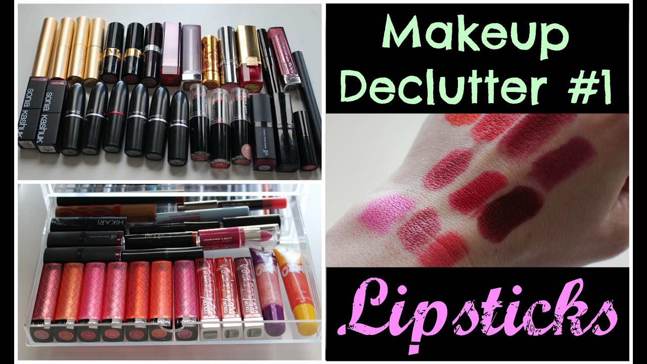 Makeup Declutter & Purge | #1 - Lipsticks