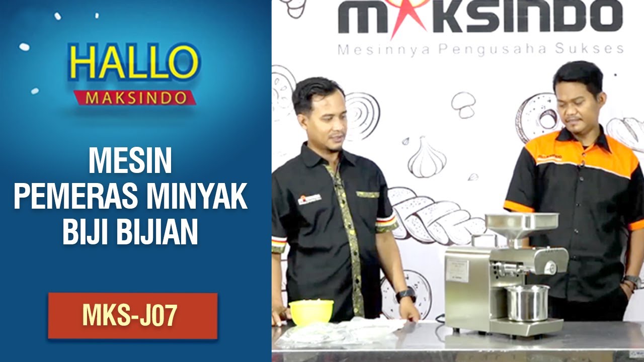 Mesin Pemeras Minyak Biji Bijian MKS-J07