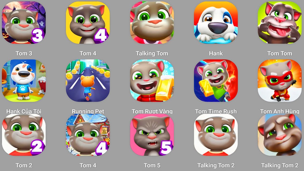 Tom Friends 1 ,Tom Friends 2,Tom Friends 3,Tom Friends 4,My Hank,My Hank 2,My Tom 2,My Angela