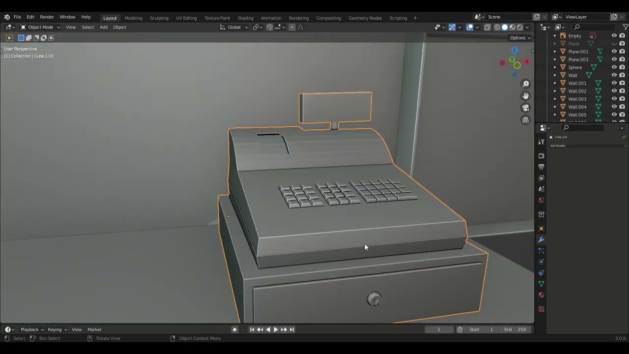 Cash Register Speed Modelling