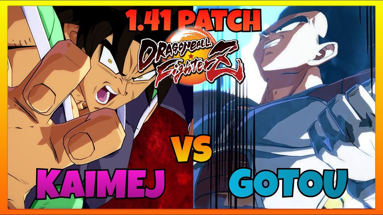 DBFZ - KAIMEJ vs GOTOU gameplays (Jiren, S Broly, Krillin vs Base Vegeta, Goku Black, Android 21)
